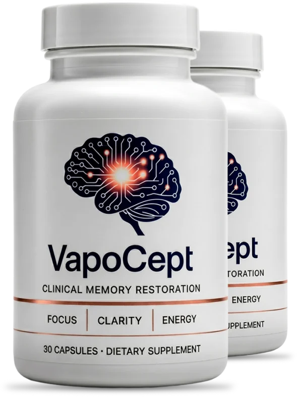 VapoCept clinical memory restoration formula, 30 capsules per bottle